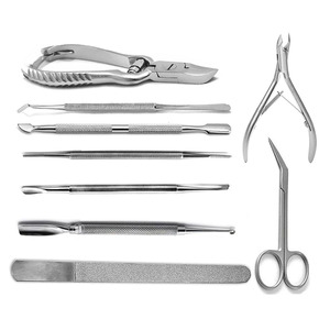 Wholesale Podiatry Kit Of Clippers Ingrown Nail <b>File</b> Thick Toenail Nippers Scissors Surgical Chiropody Podiatry Instruments Sets - Product Image 1