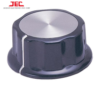 Bouton de commande électrique JEC JK-902, boutons de volume de guitare à sept coins (Bakélite/Aluminium/Laiton), accessoires électroniques