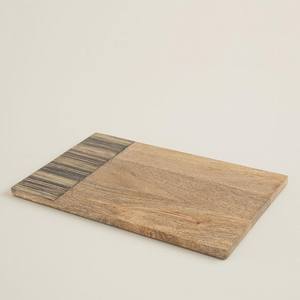 Tabla de Charcutería de Madera de Mango Premium, Tabla de Quesos de Madera Natural, Tabla para Servir, Plato para Presentación de Alimentos, Bandeja para Servir en la Cocina - Product Image 1