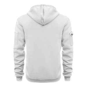 Sudadera con capucha oversize de algodón mezclado, estilo vintage lavado, básica y de moda, para hombre, con efecto desgastado, al por mayor - Product Image 2