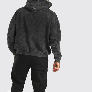 Sweat-shirt à capuche personnalisé en molleton épais avec effet délavé à l'acide, fabrication sur mesure pour les importateurs de mode mondiaux - Product Image 4