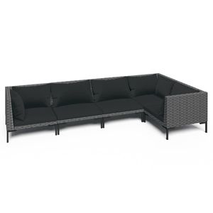 Conjunto de Muebles de Jardín Color Gris Oscuro - Product Image 2