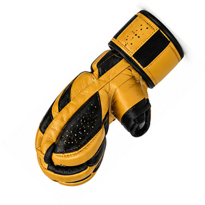 Customized Professional <b>Leather</b> MMA <b>Gloves</b> For Grappling Adjustable Half-Finger MMA <b>Gloves</b> for Men and Women - Product Image 2