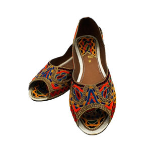Zapatos Chappal/Khussa para Mujer, Planos y Ligeros, Colores Mixtos, Khussa Punjabi Jutti 2022, Venta al por Mayor Personalizada, Khussa para Mujer de Alta Calidad - Product Image 2