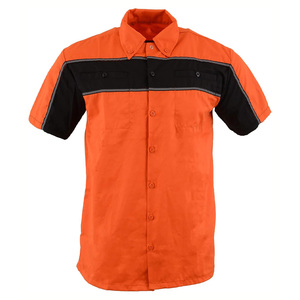 Camisas de Trabajo Personalizadas para Hombre, Transpirables, de Mezcla de Algodón, Uniformes Resistentes, Ropa para Empleados en Trabajos Industriales, para Exportación - Product Image 4