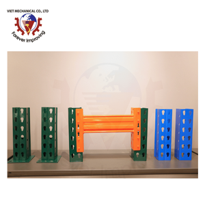 Estante de paleta ajustable tipo lágrima vertical doble profundo para almacén estantes apilables y estantes con viga escalonada - Product Image 1