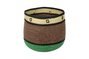Ensemble de paniers de rangement tissés à la main avec poignées, forme bol rustique, en rotin naturel, écologique, décoration intérieure, art populaire, organisation - Product Image 3