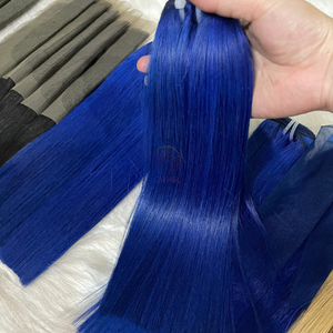 Precio de fábrica Cabello vietnamita crudo Sin enredos Cutícula alineada Máquina de cabello Doble trama Hueso Extensiones de cabello humano recto - Product Image 5