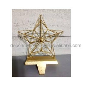 Marbre Étoile Dorée Porte Bas Antique Finition En Métal Crochets Décorations Traditionnelles - Product Image 3