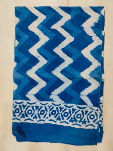 Jaipur Soft Cotton Hand Made Block Printed Cotton Wooden Block Printed Women Beach Pareos Longs <b>Sarongs</b> Beach Cover Indian Scar - Product Image 2
