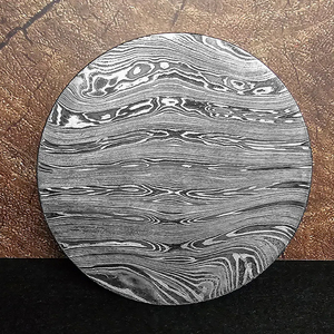 Cendrier élégant en acier Damas fait main, motif artistique, cendrier en métal, accessoire de fumage haut de gamme pour la maison, le bureau et le salon - Product Image 5