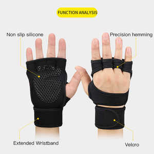 Great Gym Fitness Workout <b>Gloves</b> For Men And Women Hand Support Sports Cross <b>Training</b> Built-in Wrist Wraps For <b>Weight</b> Lifting - Product Image 5