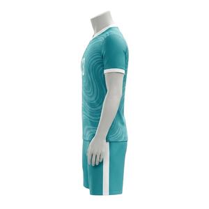 Uniforme de Fútbol Personalizado de Primera Calidad por Sublimación, Conjunto de Camiseta de Fútbol para Hombre OEM, Secado Rápido, Transpirable, Fabricante de Equipaciones, Diseño con Logotipo Propio - Product Image 3
