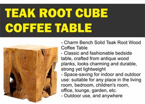 TEAK ROOT CUBE COFFEE <b>TABLE</b> - Product Image 2