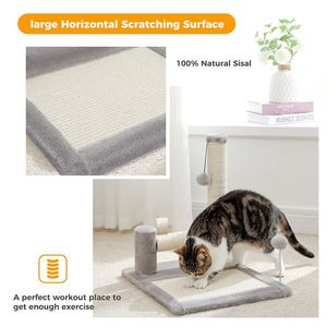 Tiragraffi per gatti ricoperti di Sisal con Pad Cat Trees & Scratcher categoria di prodotti - Product Image 4