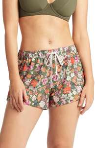 Shorts de Baño de Secado Rápido para Mujer, Cintura Alta, Estampado por Sublimación, Transpirables, Ligeros, para Vacaciones y Playa - Product Image 2