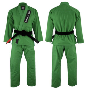 Vente en gros OEM – Uniforme de Jiu-Jitsu BJJ le plus vendu, respirant, séchage rapide, durable, facile à laver, logo personnalisé avant et arrière, polyester/coton - Product Image 2