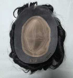 Peluca de Cabello Humano Remy Indio de Alta Calidad para Hombre, con Frente de Encaje, Ondas Profundas, Suave, Ecológica y Ligera - Product Image 4
