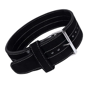 Fitness Gear Women 13mm Thickness Cowhide Leather Belt Gym Weight Lifting Powerlifting Belt <b>Waist</b> Trainer Belt For Men And Women - Product Image 5