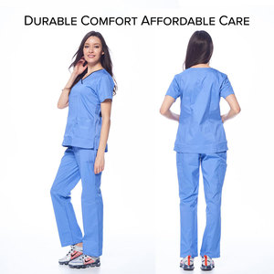 Vente en gros d'uniformes médicaux extensibles en spandex, uniformes médicaux tendance, uniformes personnalisés de qualité supérieure pour infirmières, uniformes pour femmes - Product Image 2