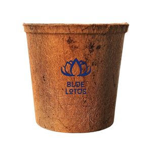 Pot en fibre de coco écologique de qualité supérieure, best-seller, biodégradable, avec trou de drainage pour semis - Product Image 1