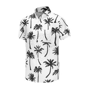เสื้อเชิ้ตผู้ชายใส่สบายระบายอากาศดีสำหรับฤดูร้อน ลดราคา รับสกรีนโลโก้ เสื้อชายหาดระบายอากาศดี - Product Image 3
