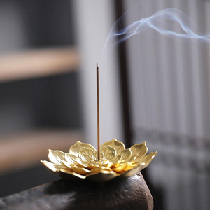 Lotus Shape Metal <b>Incense</b> <b>Holder</b> Decorative Flower <b>Incense</b> <b>Stick</b> <b>Holder</b> Dhoop <b>Holder</b> Tabletop Home Decor Meditation Spiritual - Product Image 4