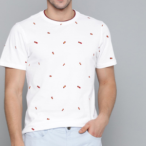 เสื้อยืดเปล่าคุณภาพเยี่ยม ไม่มีใครเทียบ เสื้อยืดคอกลมผ้าฝ้ายเรียบ สำหรับผู้ชาย คุณภาพสูง ระบายอากาศได้ดี รับผลิตเสื้อยืดแบบ OEM พร้อมสกรีนโลโก้ ขายส่ง - Product Image 1