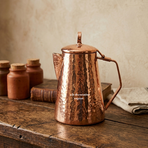 Théière en cuivre finition miroir sur mesure, qualité alimentaire, cafetière, bouilloire en cuivre, ustensiles de cuisine en cuivre fabriqués artisanallement - Product Image 5