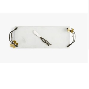 Luxurious Style Serving Marble <b>Tray</b> Home Hotel Restaurant Food Server Marble <b>Tray</b> <b>Dinner</b> Table Decor Serving <b>Tray</b> - Product Image 6