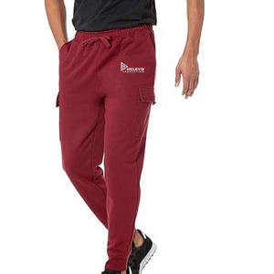 RELEVO INDUSTRIES กางเกงลำลองทรงเอวสูง ผ้าคอตตอนผสมเนื้อนุ่ม ระบายอากาศได้ดี แห้งเร็ว ซับในด้วยผ้าฟลีซ มีเชือกผูกเอว สำหรับผู้ชาย - Product Image 1