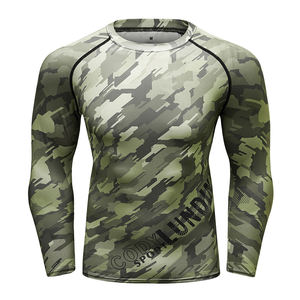 Chemise de compression à manches longues pour homme Codylundi, imprimé camouflage, séchage rapide, coupe sportive, col rond, vêtements d'été CLG-BU-0260376 - Product Image 3