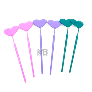 Espejo para Pestañas Multicolor de Marca Privada al por Mayor, con Mango Desmontable Grande de Acero Inoxidable, Herramientas de Extensión para Técnicos de Pestañas - Product Image 1