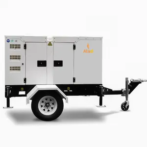 12kw 15kw 20kw 25kw 30kw 3phase portbal trailer diesel generator price Silent for home use