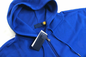 Ropa Deportiva Personalizada, Polo Blanco con Cordón, Manga Larga, Chándal para Hombre / Traje Deportivo / Sudadera para Hombre, Sudadera Polo - Product Image 3