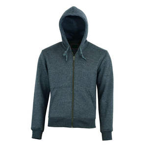 Sweat à capuche zippé en polaire de qualité supérieure pour homme, avec poches latérales, couleur unie, couleurs personnalisables, logo, séchage rapide, pour usage quotidien - Product Image 1