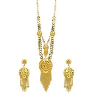 Juego de Collares Largos de Novia Africanos Chapados en Oro de 14K, 18K y 24K, Estilo Dubái Tradicional, Joyería de Moda, Oro Joyería - Product Image 4
