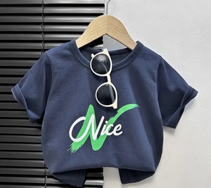 Camiseta Infantil Nueva para Niños y Niñas, Verano, Manga Corta, Cuello Redondo, 100% Algodón, Anti-Encogimiento - Product Image 3