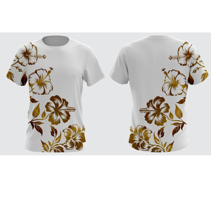 T-shirts polynésiens en stock, manches courtes, décontractés, respirants, personnalisables, de haute qualité - Product Image 1