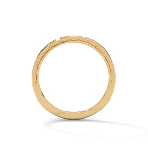 Gold Plated Eternity Band Diamond <b>Ring</b> Full Eternity Wedding <b>Ring</b> Round Cut Stone <b>Couple</b> Jewelry - Product Image 3