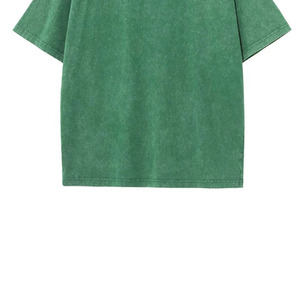 เสื้อยืดผู้ชายผ้าฝ้ายฟอกสีแฟชั่นในเมืองวินเทจย้อนยุคลำลองขนาดใหญ่ - Product Image 4