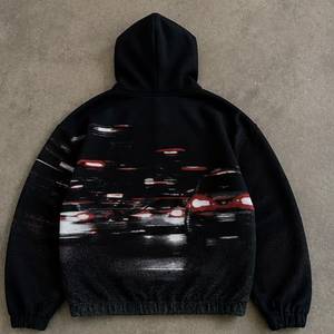 Suéter de Punto Negro Personalizado para Hombre, Corte Regular, Color Sólido, Ropa Casual de Invierno, Material 100% Acrílico, Fabricante - Product Image 2