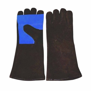 Gants de soudage en cuir de vachette renforcé, protection industrielle, ignifuges, durables, pour la lutte contre les incendies - Product Image 3