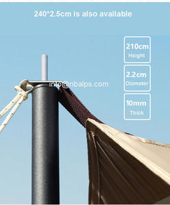 Chine randonnée personnalisée 3x3 4x3 5x3 extérieur jardin loisirs oxford imperméable pluie mouche camping tente bâche avec poteau - Product Image 3