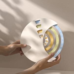 Molde de Silicona para Resina de Yeso, Adorno para el Hogar, Aromaterapia con Incienso en Disco Calendario - Product Image 2