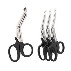 Ciseaux de traumatologie robustes de 7,5 pouces, ciseaux à pansements médicaux en acier inoxydable, pour les urgences, les secours, les premiers secours, les pompiers, les ambulanciers - Product Image 2