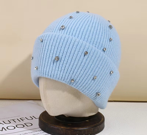 Gorro de Punto Jacquard Gótico Y2K Personalizado 2025, Gorro de Invierno sin Dobladillo de Alta Calidad con Logotipo Impreso en Toda la Superficie para Viajes - Product Image 2