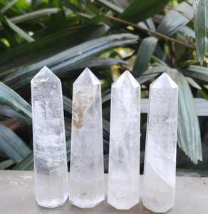 แท่งคริสตัลควอตซ์ใสธรรมชาติ ขัดเงา สำหรับตกแต่งบ้าน ทำสมาธิ และเรกิ - Product Image 6