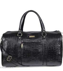 Bolsa de Viaje de Cuero PU con Estampado de Cocodrilo en Forma de Barril, Correa Extraíble, Gran Capacidad, Diseño Moderno, Cierre de Cremallera - Product Image 2