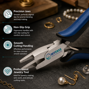 Alicates Profesionales de Punta Plana para Joyería, Herramienta de Precisión para Doblar y Dar Forma a Alambres y Cuentas con Mango Ergonómico - Product Image 6